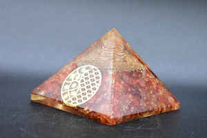Piedra preciosa cornalina roja Natural al por mayor amor orgonita pirámide tallada Reiki chips de meditación para el hogar artesanías de piedra semipreciosa - Product Image 5
