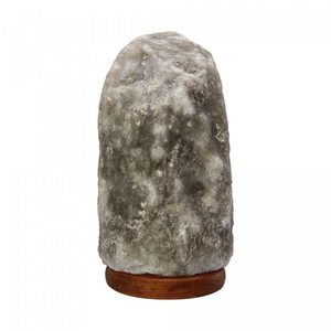 Lámpara de Sal del Himalaya Natural Gris Tallada en Forma de Flor, 1-2 kg, para Decoración del Hogar, Feng Shui y Estilo Romántico, Artesanía Natural Hecha a Mano - Product Image 1