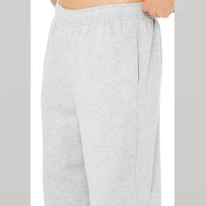 Pantalon cargo décontracté Bella Canvas pour homme, coupe large, en molleton, taille haute élastique, collection Printemps 2024 - Product Image 4