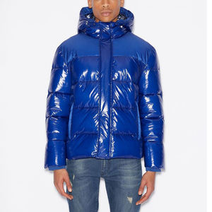 Meilleures ventes Veste matelassée solide pour hommes avec capuche d'hiver de haute qualité conçue au Pakistan pour les adultes - Product Image 4