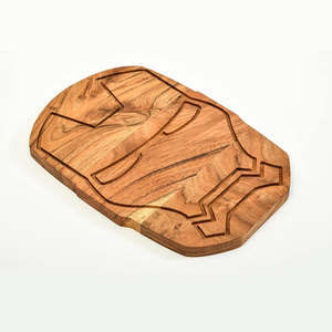 Planche à découper en bois robuste pour la maison, l'hôtel, le comptoir de cuisine, utilisation pour les légumes et les fruits, planche à découper en bois - Product Image 5