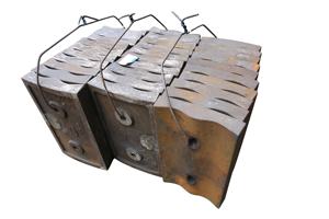 Plaques de revêtement en acier à haute teneur en carbone et en manganèse de haute qualité, services de fonderie, traitement thermique par trempage pour broyeurs à billes, VICO ISO9001 - Product Image 4