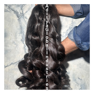 Indian Raw Sin procesar Raw Bouncy Ondulado Rizado Recto Paquete de tejido de pelo al por mayor Raw Bulk Indian Proveedores de cabello humano - Product Image 3