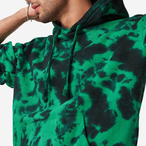 Sudadera con Capucha para Hombre, Informal, de Invierno, con Logotipo Personalizado, Estampado Tie Dye, Forro Polar Transpirable, Corte Holgado con Bolsillo - Product Image 5