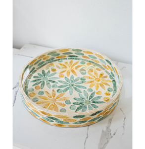 <b>Ramadan</b> Eid Serving Tray Mother of Pearl Decorative Tray Seashell Tray for <b>Chocolate</b> Display Wholesale Handmade - Product Image 4
