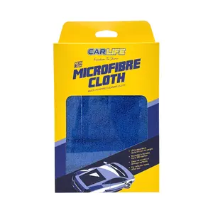 Supplier Wholesales Malaysia Good Selling Dust Removal Rectangular Blue Car Cleaning Cloth Suitable All Vehicle Surface