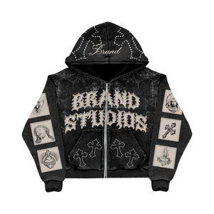 Sweat à capuche pull de haute qualité pour hommes nouveau Style poches kangourou surdimensionnées respirant séchage rapide tenue décontracté basiques à capuche - Product Image 6