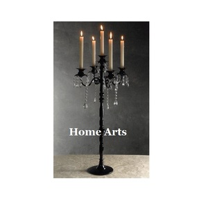 Candelabre en aluminium au design attrayant, 7 bras, décoration pour la maison, l'hôtel et les événements, centre de table, porte-bougie en vrac - Product Image 6