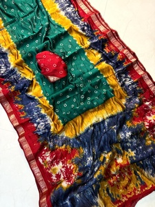 Diseñador Mangalkari Smoothy Printed Patola Silk Saree Nuevo lanzamiento para fiesta de boda para Diwali Floor-Length Fancy Designer Saree - Product Image 6