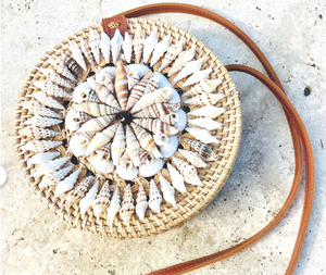 Bolso cruzado redondo de ratán de alta moda, bolso de hombro de ratán de Tayyab Handicraft - Product Image 6