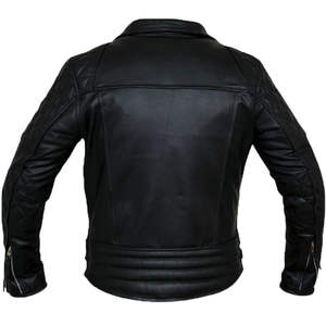 Chaqueta de cuero Vintage para hombre de la mejor calidad con bordado a prueba de viento y transpirable diseño personalizado para invierno - Product Image 3
