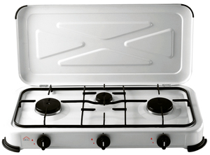 Fornello a Gas 3 Fuochi Cm. 59x29x9,5 - Product Image 1