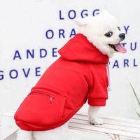 Offre Spéciale personnalisé mode doux personnalisé designer chien vêtements Pet chien manteau veste confortable sweat chien à capuche