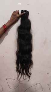 100% brut non transformé donneur unique cuticule aligné naturel droit Extensions de cheveux humains couleur claire Machine Double trame indien - Product Image 4