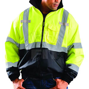 Vestes de travail d'hiver imperméables réfléchissantes haute visibilité personnalisables pour hommes Équipement de sécurité extérieur haute visibilité avec logo personnalisé - Product Image 4