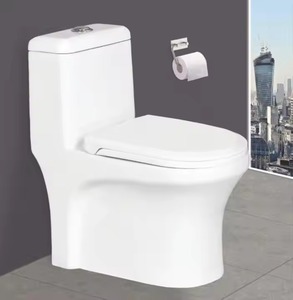 Exportation Meilleure Qualité S Trap Washdown Céramique One Piece Water Closet Toilette à Prix Compétitif - Product Image 3