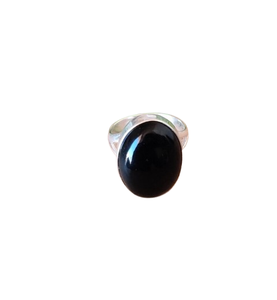 Bijoux pour femmes Bague style bohème en argent 925 Sterling Silver Black Onyx Gemstone Trending Handmade Ring Gift For Love - Product Image 1
