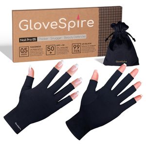 Vente en gros de <span class=keywords><strong>gants</strong></span> <span class=keywords><strong>UV</strong></span> double face pour lampe à <span class=keywords><strong>ongles</strong></span>, <span class=keywords><strong>gants</strong></span> de manucure légers avec protection des mains et des bras pour <span class=keywords><strong>ongles</strong></span> en gel - Product Image 1