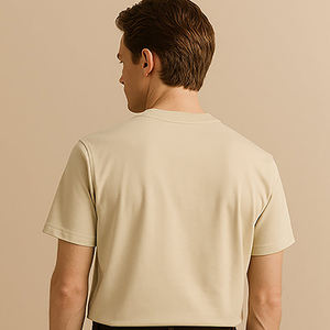 Meilleur T-shirt unisexe personnalisé à manches courtes en coton tricoté 100 % avec motif lettres imprimé numériquement, séchage rapide, fournisseur - Product Image 2