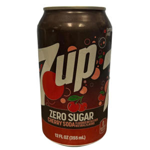 7UP Soda con sabor a cereza 355ml Lata sin cafeína - Product Image 2