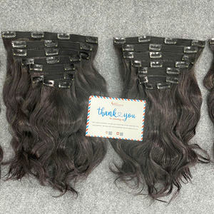 Extensions de cheveux humains vietnamiens sans couture les plus vendues, cheveux vierges non traités pour les coiffeurs, sans perte, sans nœuds - Product Image 6