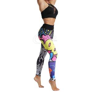 Leggings Deportivos Personalizados para Mujer con Estampado Gráfico por Sublimación, Cintura Alta, Elásticos en 4 Direcciones, Pantalones de Yoga, Mallas para Gimnasio, Fitness y Running - Product Image 3