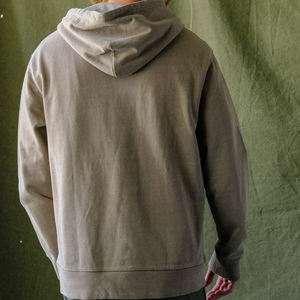 French Terry Pullover para hombres 100% sudadera de algodón con capucha casual para hombres sudaderas con capucha lavadas para hombres - Product Image 6