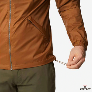 Chaqueta Cortavientos Impermeable y Cortavientos de Lona con Cuello Alto para Hombre, para Correr y Protección contra la Lluvia - Product Image 5
