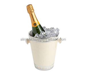 Customization Modernist Stainless Steel <b>Beer</b> Bucket, Champagne Chiller or Wine Cooler Bar ware Utensils And Decor - Product Image 6