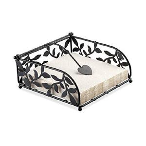 Servilletero de Metal decorativo para mesa de acero inoxidable para mesa de comedor y cocina Caffey Hotel y restaurantes soporte de forma cuadrada - Product Image 4