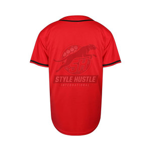 Vente directe d'usine, maillot de baseball à manches courtes, nouveau style, vêtements de sport pour hommes, maillot de baseball - Product Image 3