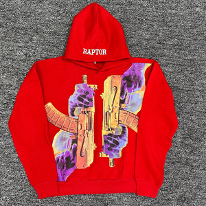 Nouveau Offres Spéciales personnalisé hommes sweats à capuche haute qualité poids lourd surdimensionné sweats à capuche services de traitement de vêtements sweats à capuche personnalisés - Product Image 5