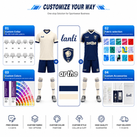 Camiseta de Fútbol de Verano Personalizada de Alta Calidad con Diseño Retro, Secado Rápido, Transpirable, 100% Poliéster