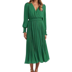 Sans manches personnalisé haute qualité dames Maxi Thobe respirant Khimar col en v robes femmes été luxe décontracté modeste robe 2025 - Product Image 2