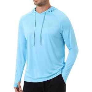 Sudadera con Capucha de Poliéster para Hombre, Diseño Transpirable para Correr y Gimnasio, con Logotipo Personalizado por Sublimación, Venta al Por Mayor - Product Image 1