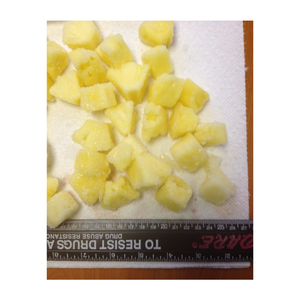 Rodajas y dados de piña congelada para batidos, aperitivos, jugos, frutas tropicales IQF envasadas en bolsas seguras para alimentos para mercados de exportación - Product Image 5