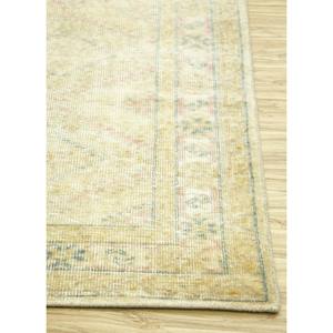 Tapis en laine noués à la main Erbe, beige et marron, motif géométrique, tapis de salon, design puzzle rectangulaire pour entrée et couloir PKWL-7002 - Product Image 4
