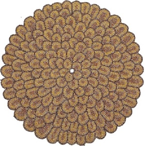 แผ่นรองจานตกแต่งโต๊ะด้านข้างแผ่นรองจานทำจากโพลีเอสเตอร์งานปาร์ตี้ในร่มเสื่อตกแต่งโต๊ะสำหรับบ้านโรงแรม - Product Image 6