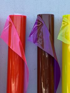 Wholesale Vibrant Colored Transparent PVC <b>Film</b> Rolls|Multi-Color Crystal Clear Plastic Vinyl Sheet|Premium Raw Material for Bags - Product Image 5