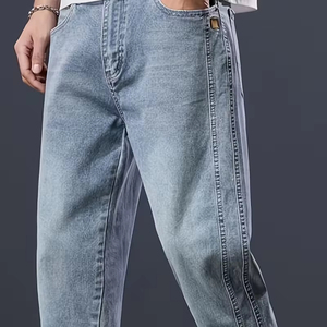 กางเกงยีนส์ผู้ชายคลาสสิกขายส่งปี 2026 ทรงสลิมฟิต ยืดได้ ดีไซน์ลำลอง ทรงปกติ ผ้าแคนวาสน้ำหนักเบาทุกขนาด - Product Image 1