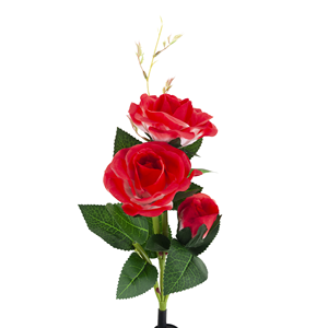 Lámparas Solares de Jardín LED con Forma de Rosa, Flores Artificiales - Product Image 3
