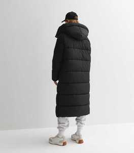 Veste matelassée à capuche noire en gros, col montant, tendance, dernier design, coupe-vent, respirante, pour femmes, pour l'extérieur - Product Image 4