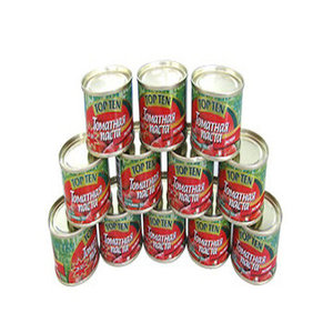 Pâte de tomate de marque 70g 210g 400g à bas prix en différentes tailles, pâte de tomate en conserve sans additifs à vendre - Product Image 3