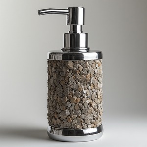 Distributeur de savon en acier inoxydable de qualité professionnelle avec un design moderne et luxueux, écologique et durable pour les hôtels, les bureaux et les maisons - Product Image 6