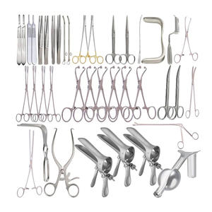 ชุดอุปกรณ์ผ่าตัดทางนรีเวชแบบนำกลับมาใช้ใหม่ได้ชุดกรรไกรผ่าตัดสเตนเลสชุดอุปกรณ์นรีเวช - Product Image 1