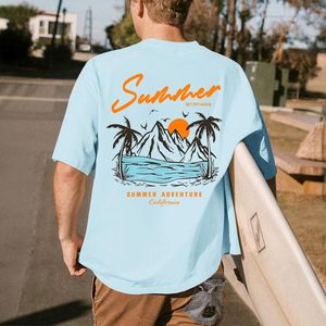 T-shirt à manches courtes pour homme, col rond, couleur personnalisée, impression numérique, tricot lourd, coupe régulière, écologique, séchage rapide, respirant - Product Image 5