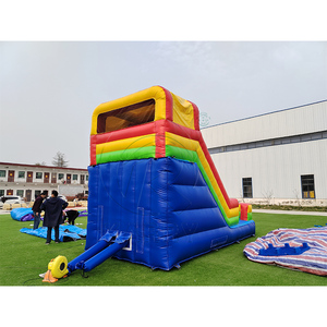 Small <b>Inflatable</b> Dry <b>Slide</b> PVC Material Kids Blow Up <b>Water</b> <b>Slide</b> Combo Compact Indoor Outdoor Jumping Bouncer Playground - Product Image 6