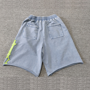 Pantalones cortos deportivos en blanco con logotipo personalizado para hombre, pantalones cortos informales para gimnasio, para correr, nadar, playa, hombre, pantalones cortos de malla de verano, pantalones cortos para hombre, pantalones cortos para sudor - Product Image 5