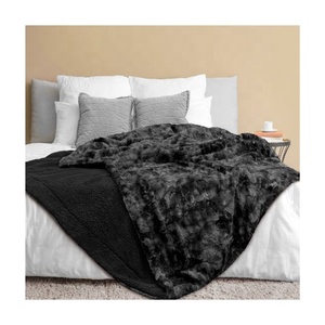 Mostaza a rayas primavera otoño franela Cachemira cálido polar cálido suave GOTS certificado manta de lana en sofá dormitorio sofá - Product Image 6