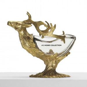 Tazón de Chocolate Decorativo de Metal con Acabado Dorado, Tazón de Dulces Decorativo de Alta Calidad, Tazón de Chocolate de Metal Hecho a Mano de Primera Calidad - Product Image 1